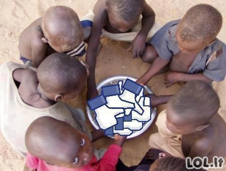 Spausk „Like“, kad paremtum Afrikos vaikus